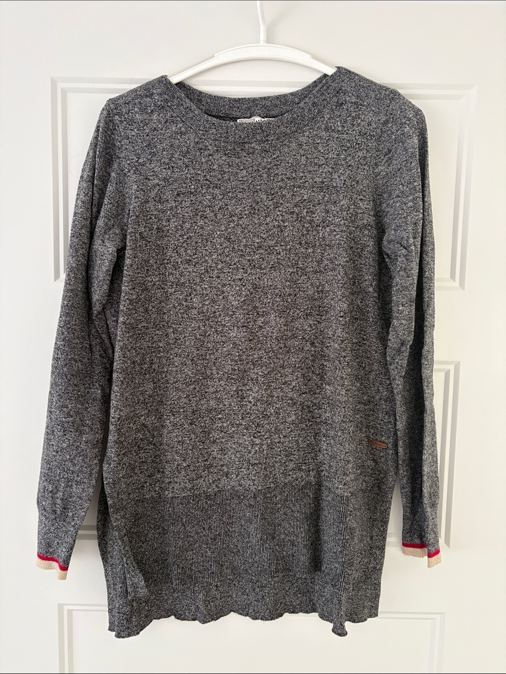 Roots Cabin Gray Crewneck Sweater